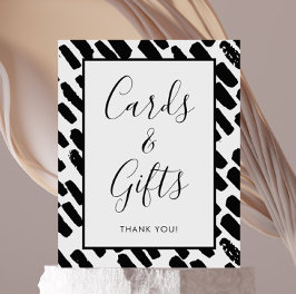 スクリプモダント・カードとギフトのサイン ポスター