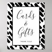 スクリプモダント・カードとギフトのサイン ポスター (正面)