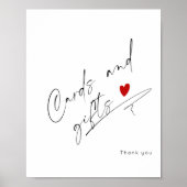 スクリプモダント・カードとギフトブライダルシャワー ポスター (正面)