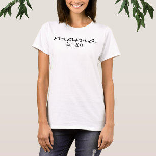 スクリプモダント・ママが新しいママになる日を設定 Tシャツ