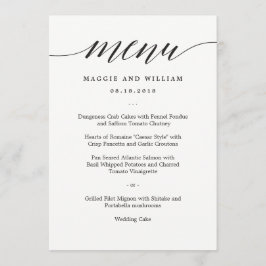 スクリプモダント・メニュー・カード メニュー