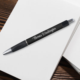 スクリプモダント・モノグラム名ブラック ボールペン