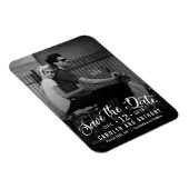 スクリプモダント |写真カスタム日付の保存 マグネット (右側)