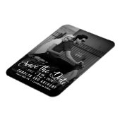 スクリプモダント |写真カスタム日付の保存 マグネット (左側)