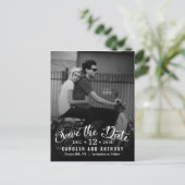 スクリプモダント |写真カスタム日付の保存 案内ポストカード (スタンド正面)