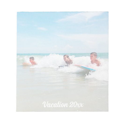 スクリプモダント+写真 ノートパッド (正面)