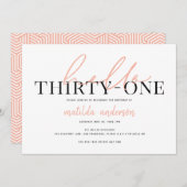 スクリプモダント&幾何学的31歳の誕生日 (正面/裏面)