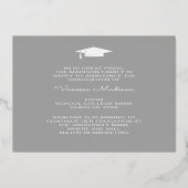 スクリプモダント | 2フォトグラッド発表 箔招待状 (裏面)