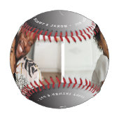 スクリプモダント「We Love You - Daddy」 2 Photo Gift 野球ボール (正面)