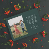 スクリプモダントHappy Holidaysのシンプル写真 シーズンカード