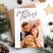 スクリプモダントHappy Holidays Arch 2写真 シーズンカード