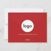 スクリプモダントHappy Holidays Photo Business シーズンカード (裏面)