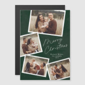 スクリプモダントMerry Christmas写真コラージュ (正面/裏面)