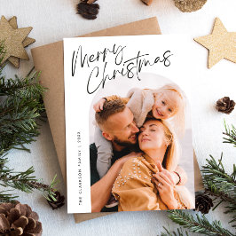 スクリプモダントMerry Christmas Arch 2写真 シーズンカード