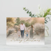 スクリプモダントMerry Christmas Big Photo シーズンカード (スタンド正面)