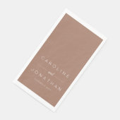 スクリプモダントMocha Brownカスタムウェディング (コーナー)