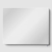 スクリプモダントNavy Blue and Silver結婚's ゲストブック (裏面)