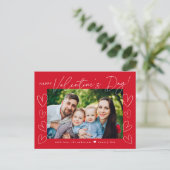 スクリプモダントRed Valentine's Day写真 シーズンポストカード (スタンド正面)