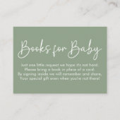 スクリプモダントSage Ohベビーシンプルベビー本 エンクロージャーカード (正面)