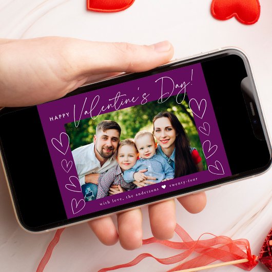 スクリプモダンルパーバレンタインデーの写真 シーズンカード