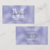 スクリプモダンルパーフォイルモノグラム 名刺 (正面/裏面)