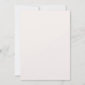 スクリプモノグラムのトエレガントグリーンベージュ結婚ズ 招待状 (裏面)