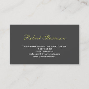 スクリプユニークトトレンディーグレーコンサルタントの名刺 名刺