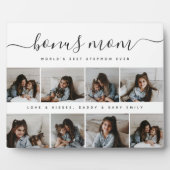 スクリプユニークト写真コラージボーナスママザーズ日 フォトプラーク (正面)