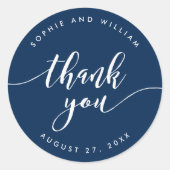 スクリプリラックストト編集可能な背景色 ラウンドシール (正面)