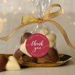スクリプリラックストト編集可能な背景色 ラウンドシール<br><div class="desc">Versatile Thank Youステッカー「Thank You」という言葉をリラックス、編集可能な背景色に対して白くキュラシブな台本に貼り付けクリックてカスタマイズ(アクセスに対して)。結婚式やブライダルシャワーやベビーシャワーなどの様々なイベントに最適。プレースホルダーの置き換えによってカスタマイズ文字。フォントとサイズ/カラーの変更など、その他のオプションについては、/contract curveまたは文字の間隔クリックの「カスタマイズ」ボタンを展開する。*ズームプレビューに表示されるZazzle透かしは、最終印刷製品には表示されないことに注意。©ローズウッド、柑橘類</div>
