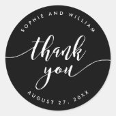 スクリプリラックストト編集可能な背景色 ラウンドシール (正面)