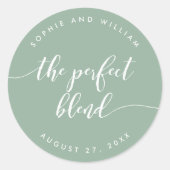 スクリプリラックストPerfect Blendカスタムカラー結婚の ラウンドシール (正面)