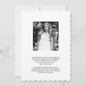 スクリプ人気があるト |写真卒業のお知らせ 案内状 (裏面)