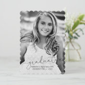 スクリプ人気があるト |写真卒業のお知らせ 案内状 (スタンド正面)