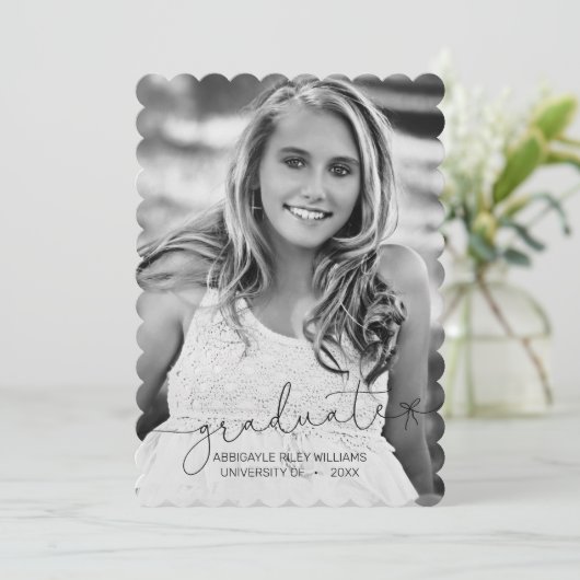 スクリプ人気があるト |写真卒業のお知らせ 案内状 (スタンド正面)