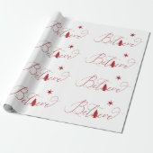 スクリプ信じト・ホリデー・ラッピング紙 ラッピングペーパー (アンロールド)