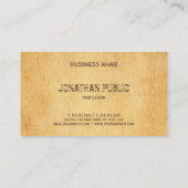 スクリプ動揺してト文字エレガントヴィンテージ旧紙 名刺 (裏面)