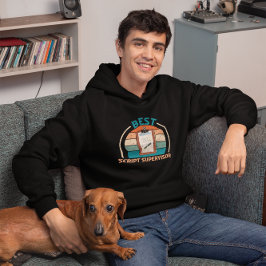 スクリプ最高のトスーパーバイザ – レトロ パーカ