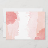 スクリプ渦巻形のトのオーバーレイ写真ありがとう赤ちゃんシャワー 案内状 (裏面)