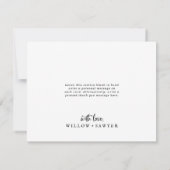 スクリプ素朴トサンキューカード サンキューカード (裏面)