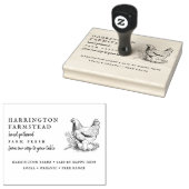 スクリプ素朴トファミリーファーム生卵カートン ラバースタンプ (押印)