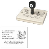 スクリプ素朴トファミリーファーム生卵カートン ラバースタンプ (押印)