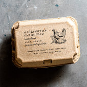 スクリプ素朴トファミリーファーム生卵カートン ラバースタンプ