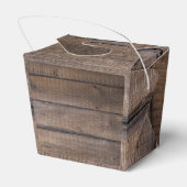 スクリプ素朴トモノグラムバーンカントリーウェディングパーティー フェイバーボックス (裏面サイド)