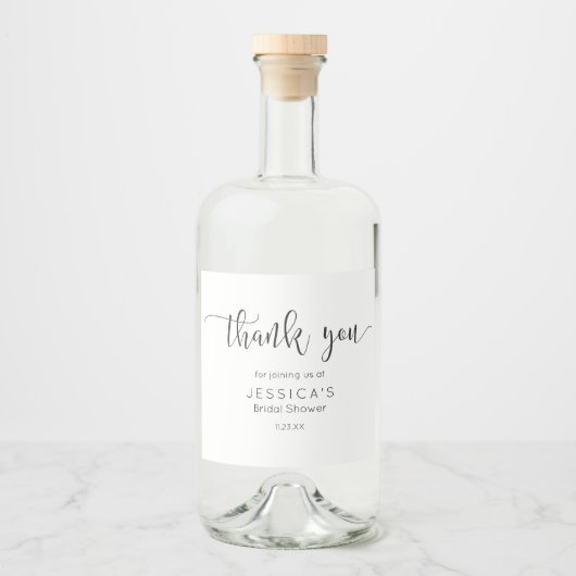 スクリプ素朴トワインボトルラベル リキュールボトルラベル (正面)