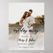 スクリプ素朴ト写真1日リハーサル遠くにディナー ポスター (正面)