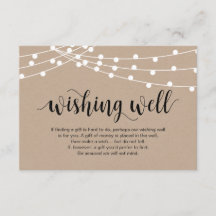 スクリプ素朴ト、ストリングライト、結婚s Wishing Well