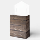 スクリプ素朴トOak Barnカントリー結婚式 フェイバーボックス (オープン)