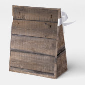 スクリプ素朴トOak Barnカントリー結婚式 フェイバーボックス (裏面サイド)