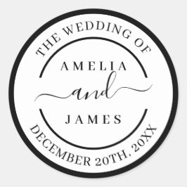 スクリプ結婚トのモダン概要 ラウンドシール